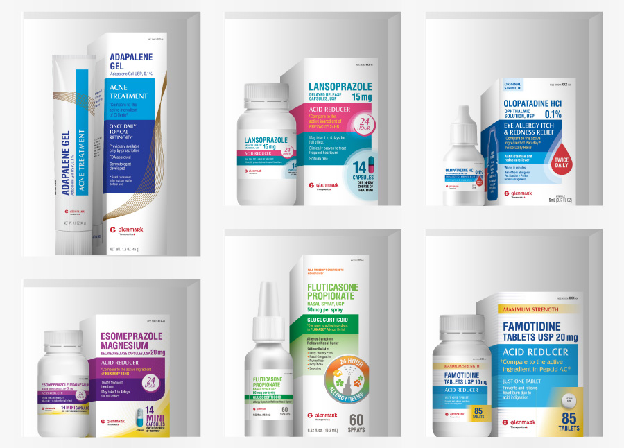 Glenmark series of branded OTC products